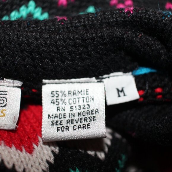 Vintage Petite Chaus Cotton Sweater SIze M Petite - Picture 9 of 9